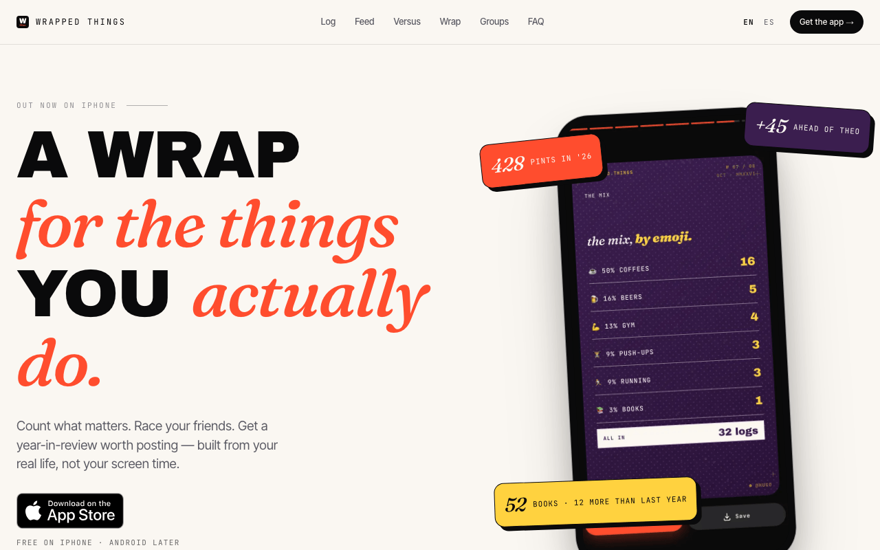 Screenshot of Wrapped Things
